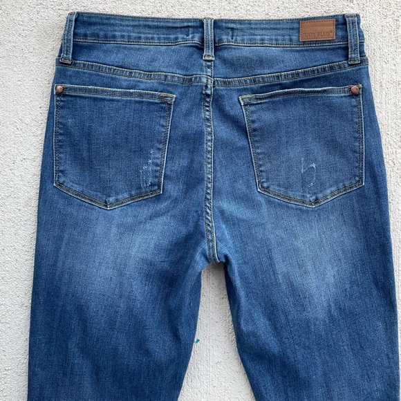 Judy Blue Relaxed Fit Jeans Women’s Size 30 Medium Wash Stretch - Picture 5 of 8